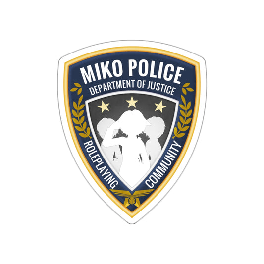 Miko Police Die-Cut Stickers | Roleplaying Community Vinyl Decals